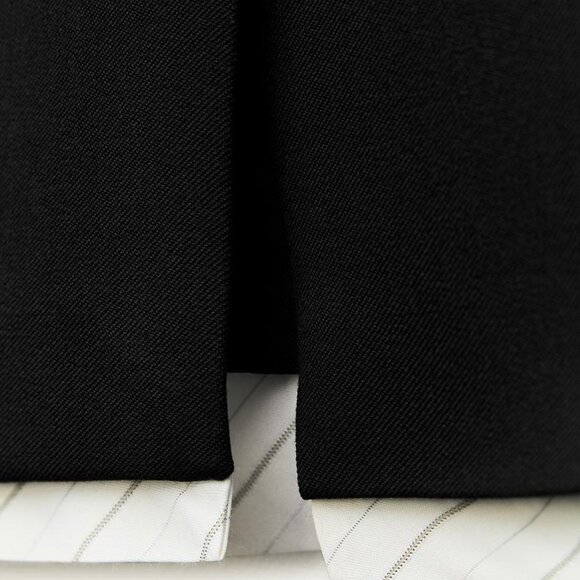 BNWT ZARA MIXED MINI SKIRT ZW COLLECTION HIGH WAISTED BLACK MEDIUM - Picture 9 of 10